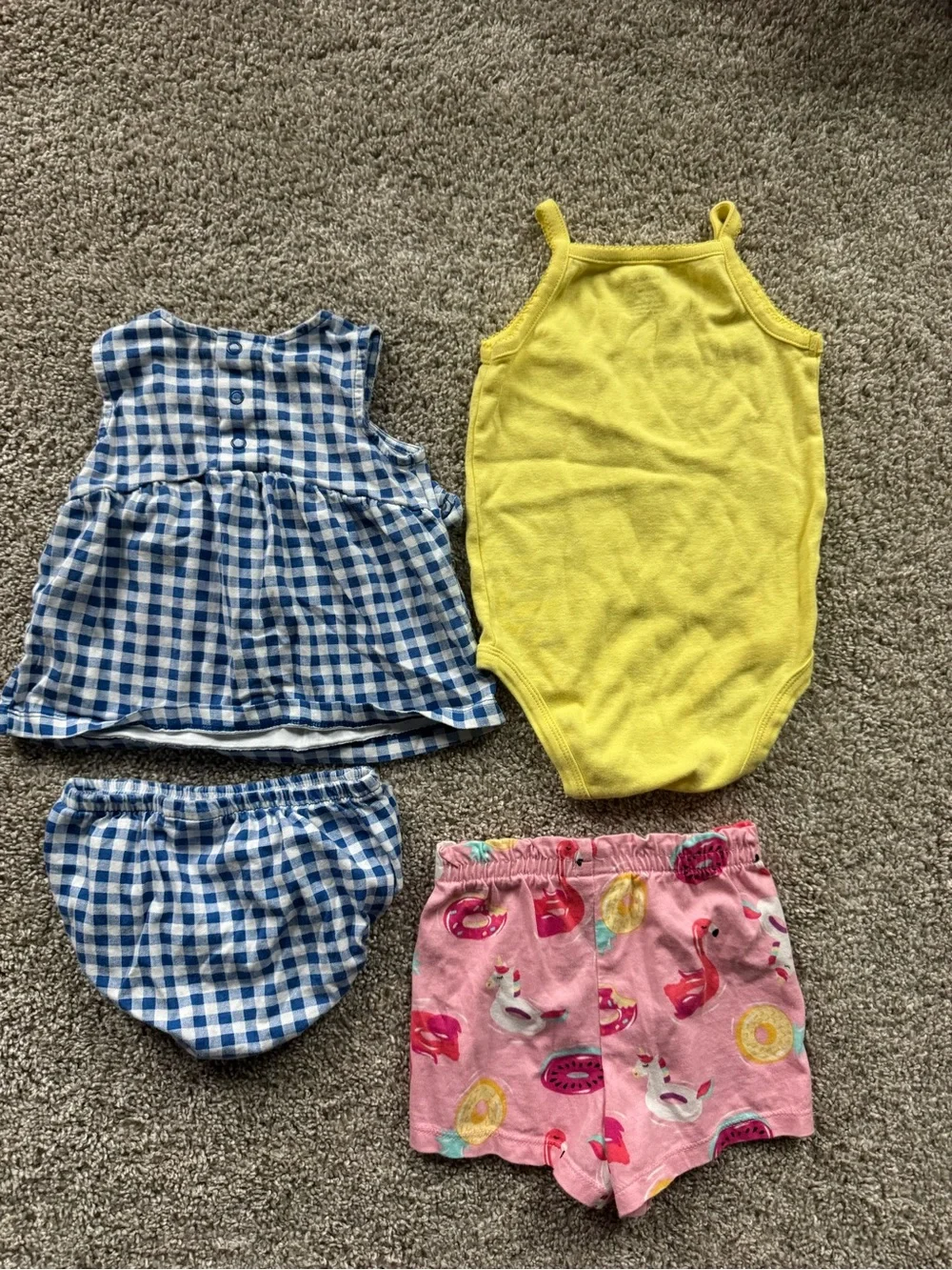 Girls 18 Month Clothing Bundle Short Sleeve tops shorts bodysuit outfits summer